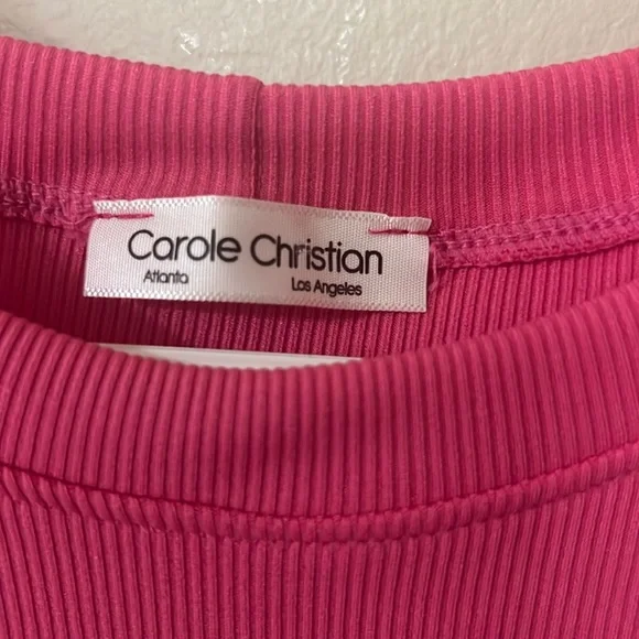 Elegant Pink Puff Sleeve Top - Picture 2 of 3